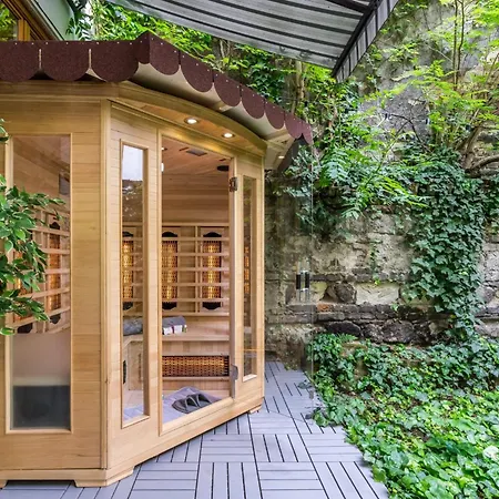 Wellness Wonderland Garden, Sauna, Jacuzzi In Cbd Апартаменты Будапешт